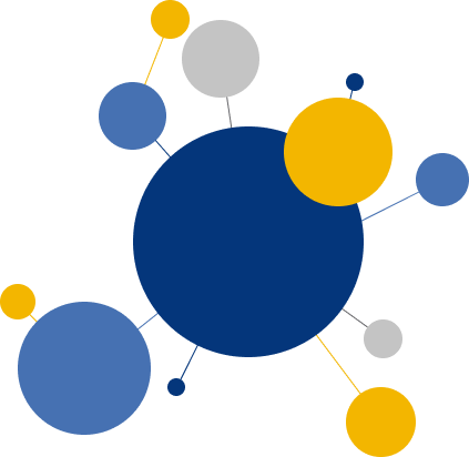 Dots and lines graphic