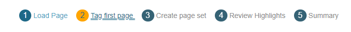 Highlighter Tag first page