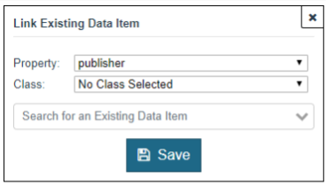 Link Existing Data Item(main)