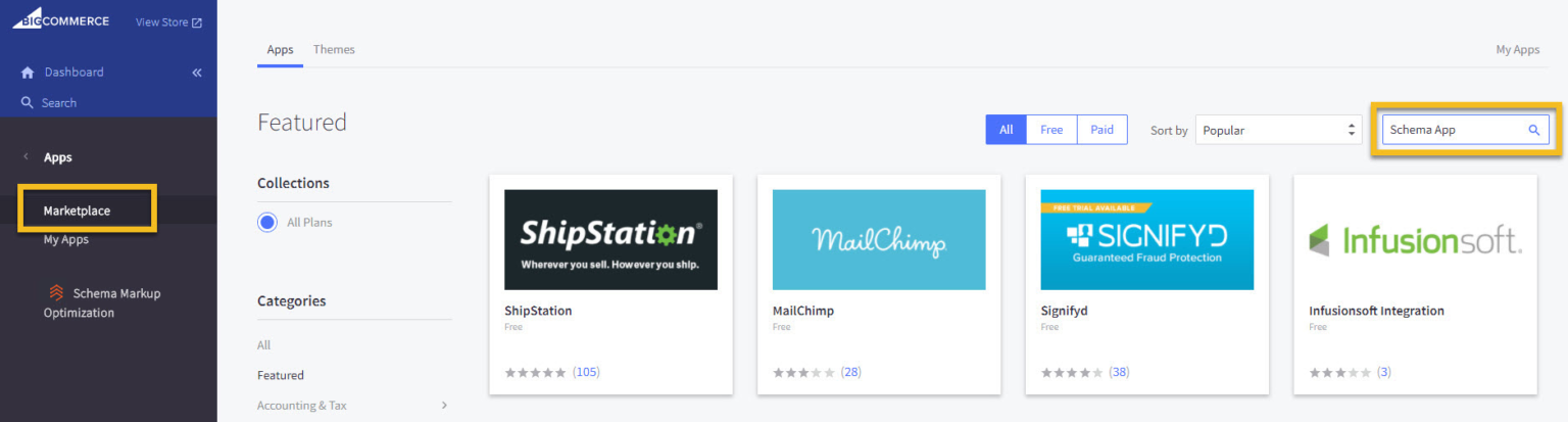 big commerce marketplace