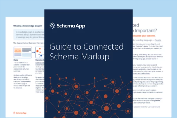 Image of guide to connected schema markup ebook