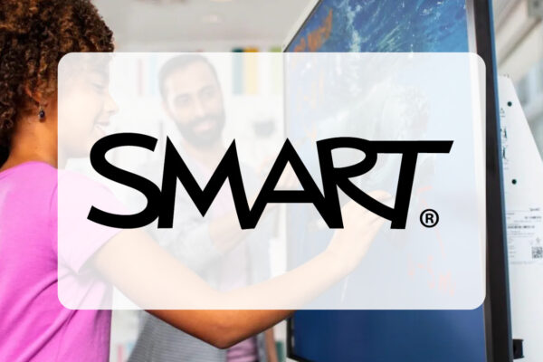 SMART Technologies case study featured image with SMART logo.